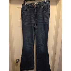 IdylllWind Jeans Women's Size 14x34 Dark Boot Cut High Rise Western